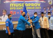 Nanda Satria Terpilih Menahkodai KNPI Sumbar 2021-2024
