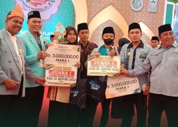 Kafilah Padang Panjang Raih 6 Gelar di Ajang FASI XI Nasional 2022 Palembang