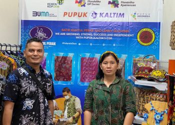 Pupuk Kaltim Fasilitasi Pameran Produk Dua UMKM Binaan di Ajang MotoGP Mandalika