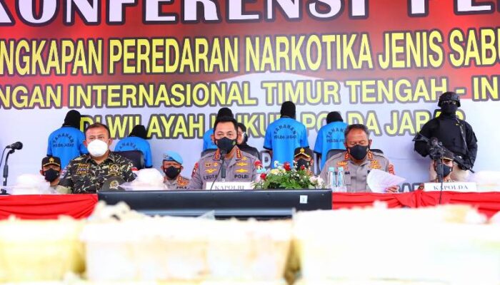 Ungkap Sabu 1,196 Ton, Kapolri: Seluruh Jajaran Diminta Komitmen Berangus Narkotika