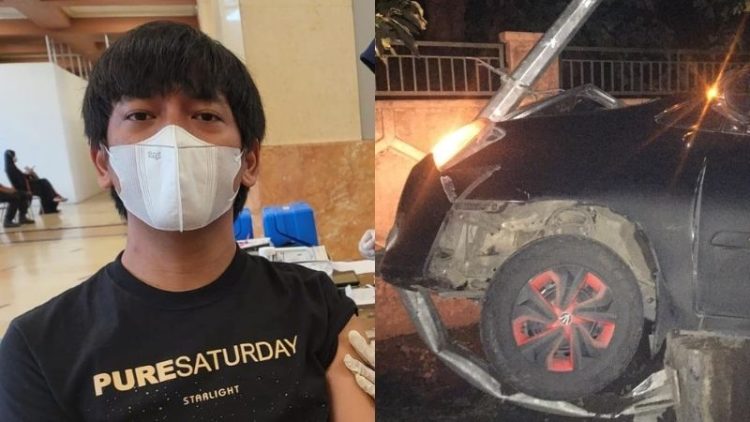 Rian D'Masiv Kecelakaan. (Foto: IG Rian)