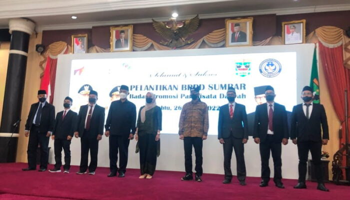 Tingkatkan Citra Pariwisata, BPPD Sumbar Dikukuhkan