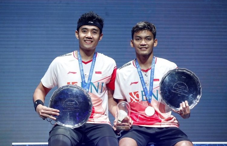 Ganda muda Indonesia, Bagas/Fikri jadi sorotan dunia usai menjuarai ajang bergengsi All England 2022