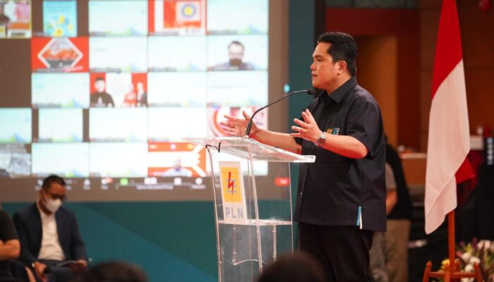 Erick Tohir Minta PLN Kembangkan Bisnis agar Tercipta Lapangan Kerja Baru