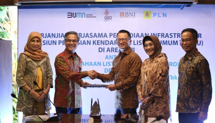 PLN dan BNI Berkolaborasi Perluas Jangkauan SPKLU di Seluruh Daerah