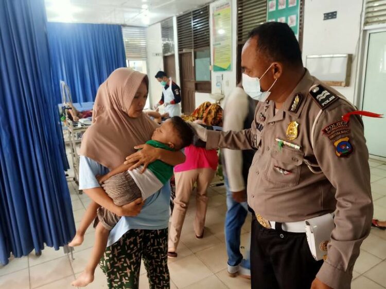 Kecelakaan di SPBU Sikabau