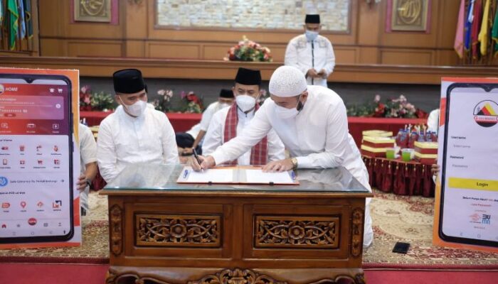 Bahas Pramunas, Gebu Minang dan PT  Pos Tanda Tangan Kerja Sama