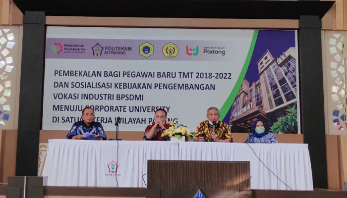 Sekretaris BPSDMI Kemenperin di Politeknik ATI Padang: PNS Baru Harus Jadi Agent of Change Menyukseskan Kebijakan Corporate University