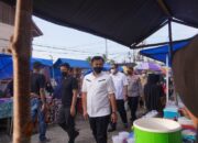 Sutan Riska Bersama Forkopimda Tinjau Pasar Beduq