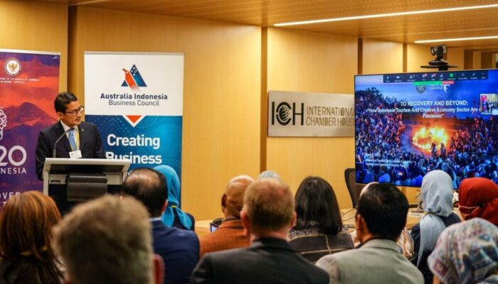 Presentasikan Beutiful Indonesia, Sandiaga Uno Undang Investor Australia Berinvestasi di Sektor Parekraf