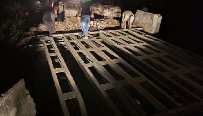 Jembatan Tiku Runtuh, PT Mutiara Agam Percepat Pembangunannya