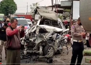 6 Pemudik Tewas usai Kecelakaan Maut di Jalur Pantura Cirebon