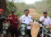 TNI Manunggal Membangun Desa Buka Jalan Baru 10 Km di Dharmasraya