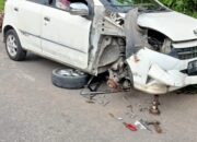 Hati-hati! Batu Besar di Tepi Jalinsum Pulau Punjung Ancam Keselamatan Pemudik