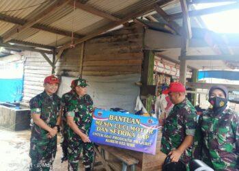 Bantu Tempat Usaha, Danrem 032/WBR Apresiasi Anggota TNI yang Kreatif