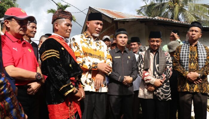 Masyarakat Hibahkan Lahan, Gubernur Mahyeldi Langsung Perintahkan Kadis BMCKTR Bangun Jalan Pagadih Palupuah