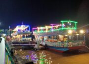 Keren..! PLN Bikin Kawasan Wisata Waterfront Kapuas Indah di Malam Hari, UMKM Menggeliat