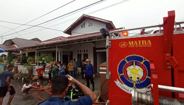 Satu Unit Rumah dan Sarang Walet Terbakar di Lapai