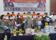 Polres Bukittinggi dan Polda Sumbar Amankan Sabu Senilai Rp62 Miliar