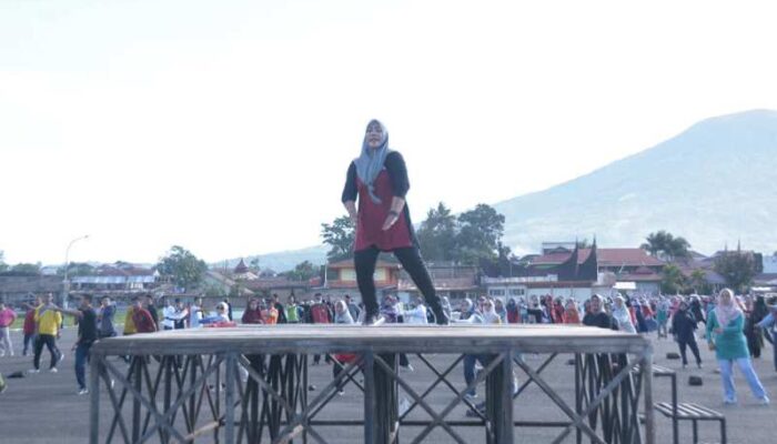 Dua Tahun Absen, Pemko Padang Panjang Kembali Gelar Senam Pagi