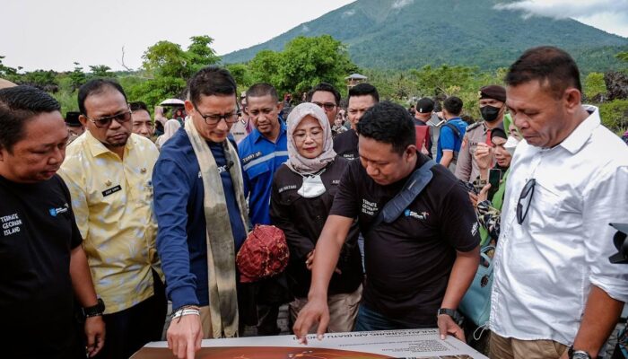 Menparekraf Sandiaga Uno Dukung Geowisata Batu Angus Ternate Jadi Geopark Nasional