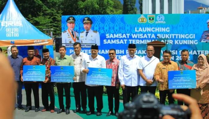 Terima DBH dari Pemerintah Provinsi, Ini Dia 7 Daerah Taat Pajak di Sumbar