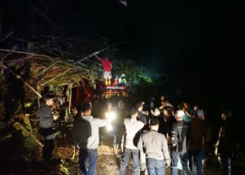 Dihantam Puting Beliung Disertai Hujan Lebat, Jalan Provinsi Batusangkar – Sijunjung Sempat Putus