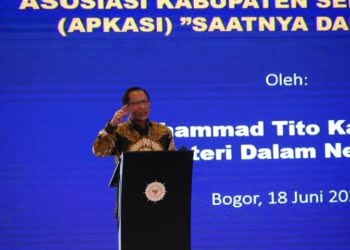 Ini 3 Hal Penting Pesan Mendagri di Rakernas Apkasi XIV Bogor