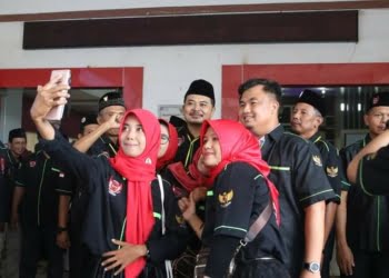 Bupati Sutan Riska Ngumpul Bareng Ribuan Pedagang Bakso se-Sumatera Barat di Dharmasraya