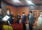 Bupati Benny Dwifa Lantik Sekretaris Dinas PUPR dan Direktur RSUD Sijunjung