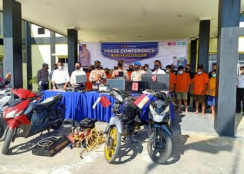 Kurang dari 2 Bulan, Polres Dharmasraya Sudah Bekuk 15 Pelaku Kejahatan dengan 14 Kasus