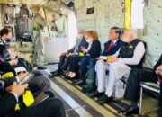 Presiden Jokowi Naik Helikopter Sikorsky CH53 ke Lokasi KTT G7 di Pegunungan Alpen Bavaria Jerman