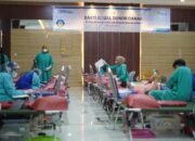 Keluarga Besar PLN UIW Sumbar Donorkan 75 Kantong Darah ke PMI Padang