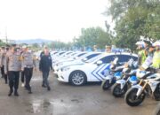 Kapolda Sumbar Pimpin Apel Gelar Kesiapan Pamwal dan Rute HDCI SBW 2022