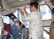 Wali Kota Genius Umar Lepas Keberangkatan CJH Pariaman ke Embarkasi Padang