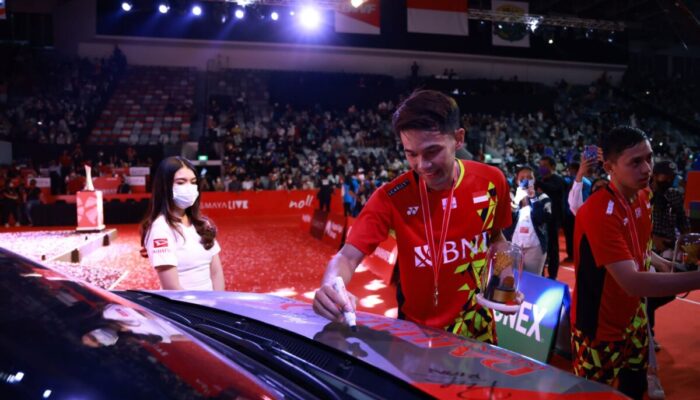 Turnamen Bulutangkis Indonesia Masters 2022 Sukses, Daihatsu Apresiasi Suporter Indonesia