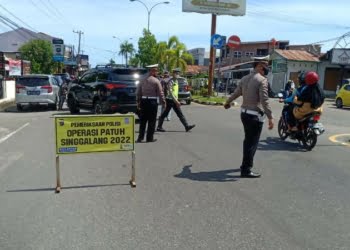 Polresta Padang, mengeluarkan 1.293 lembar surat tilang serta menyita 924 unit kendaraan sepanjang pelaksanaan Operasi Zebra Singgalang 2024