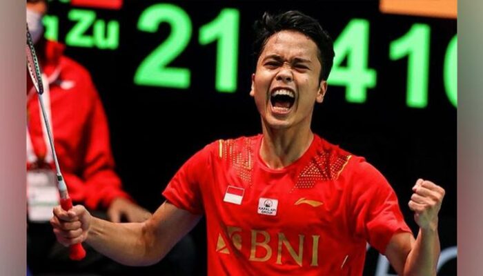 Juara Singapore Open 2022, Ginting Banting Raket Hingga Hancur!