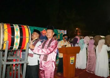 Pertama Kali Difungsikan, Pemko Pariaman Gelar Takbiran di Lapangan Merdeka