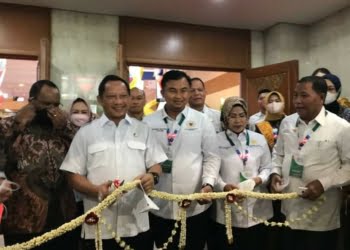 Ketua Umum Apkasi Sutan Riska Sebut Pentingnya Promosi Daerah di Media Online Saat Pembukaan Apkasi Otonomi Expo 2022,