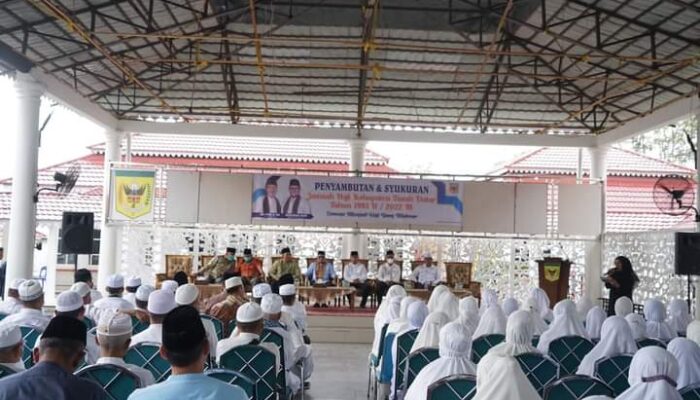 Berbeda dari Sebelumnya, Kepulangan Jemaah Haji Tanah Datar Disambut Khusus di Gazebo Indojalito