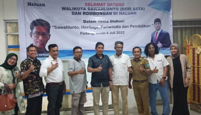 Diskusi Bersama Haluan, Wali Kota Sawahlunto Desri Asta Peduli Terhadap Rakyatnya