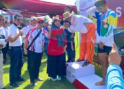 Raih Tujuh Medali Emas, Ummi Harneli Hadir Beri Semangat Kontingen PeSoNas Sumbar