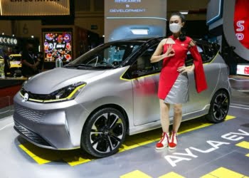 Keren! Mobil  Konsep Daihatsu Ayla Listrik Tebar Pesona di GIIAS 2022 BSD