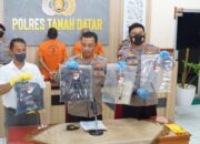 Pelaku Curanmor dan Sembilan Unit Motor Diamankan Polres Tanah Datar