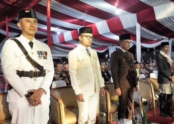 Dihadiri “Presiden Soekarno, Wapres Moch. Hatta, Buya Hamka, Jend. Soedirman dan Ir. Juanda”, 17 Agustus Khidmat di Solok Selatan