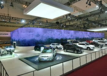 Super Keren! Booth Hyundai Hadirkan Media Wall LED Seluas 504 m² di GIIAS 2022