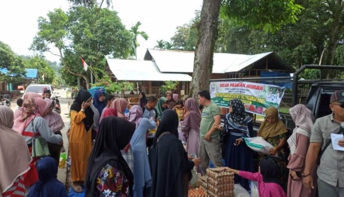 Pangan Murah di Jorong Sikabau Diserbu Masyarakat 