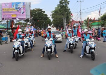 Meriahkan Pawai Alegoris 17 Agustus di Bukittinggi, PLN Pamerkan Keunggulan Kendaraan Listrik