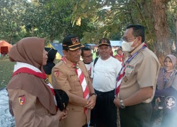 Kakanwil Kemenag Sumbar Kunjungi Peserta Jambore Nasional di Cibubur Jakarta
